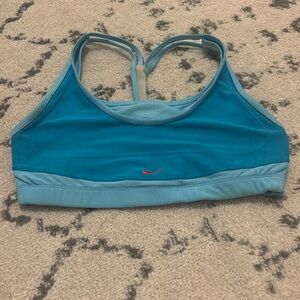 Nike blue sports bra